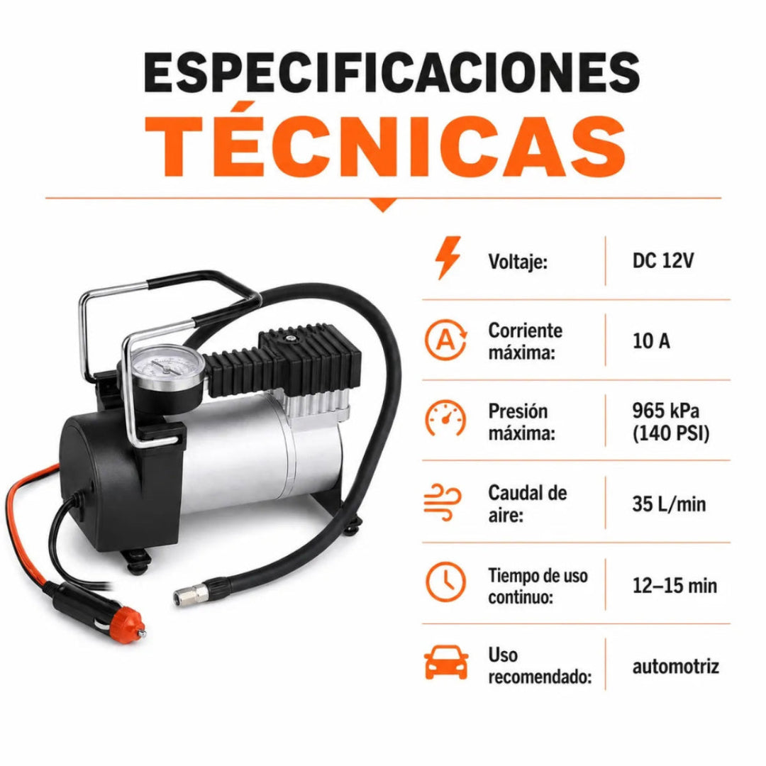 Compresor de Aire Portátil