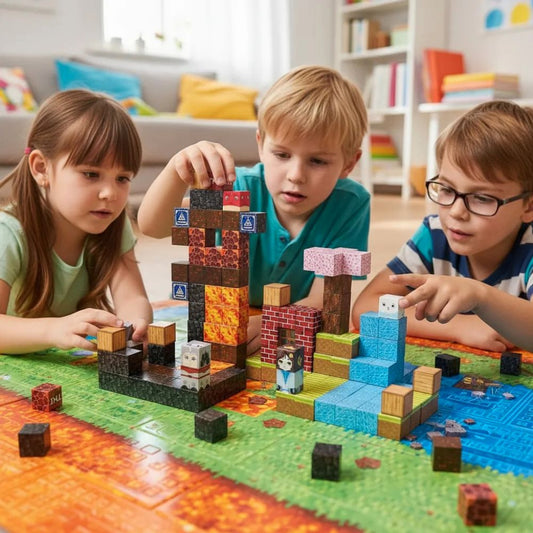 🧠 CREABLOX - CUBOS MAGNETICOS DE CONSTRUCCION 75 PCS 🏗️