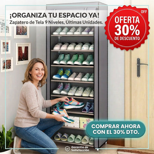 SHOERACK 👟 ZAPATERO 9 NIVELES 30% OFF COMPRANDO HOY 🔥!