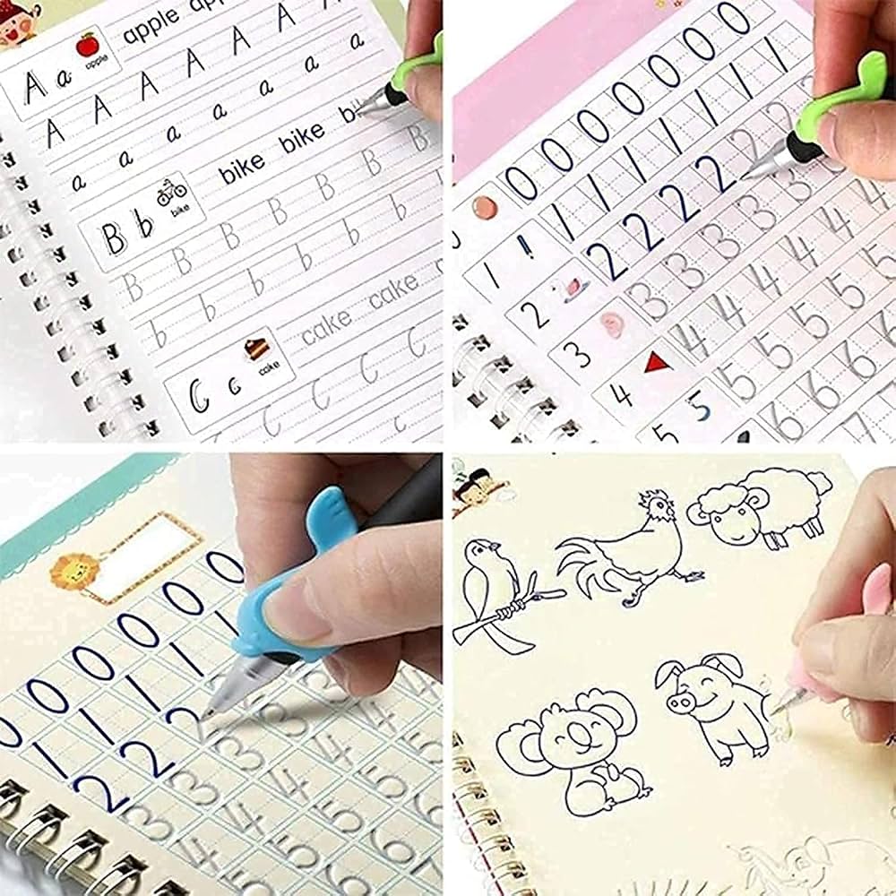 🖊️ SET CUADERNOS CALIGRAFÍA - MAGIC BOOK 📔 1 Libro de División de Regalo!❤️‍🔥