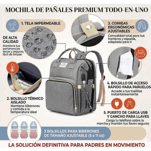 🍼 MOCHILA CUNA MULTIFUNCIONAL 👩‍🍼